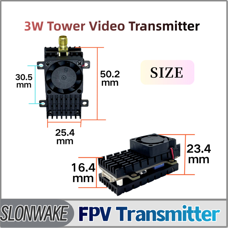Drone Receiver - Modul Transmisi Video FPV SLONWAKE 5.8G