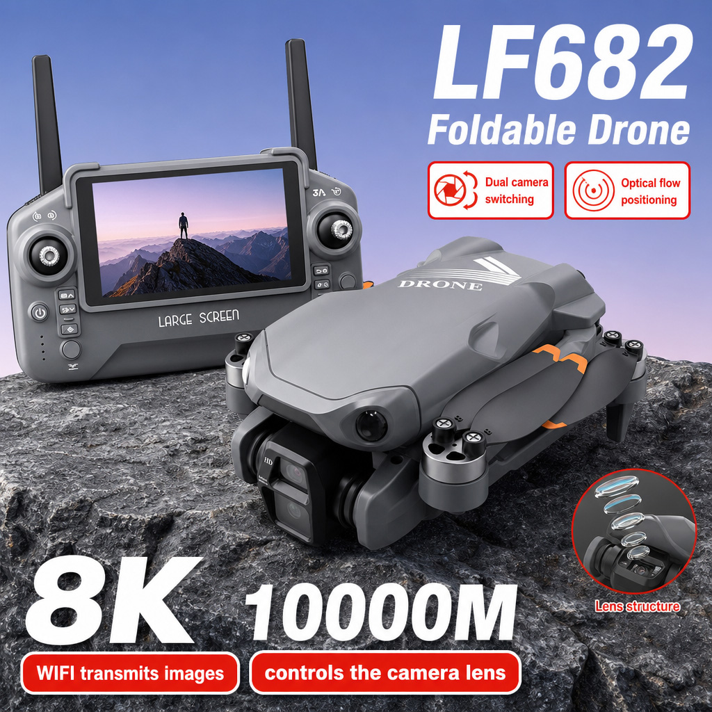 Foto Udara Drone LF682 8K HD K - Drone Gps Module ulasan dan harga