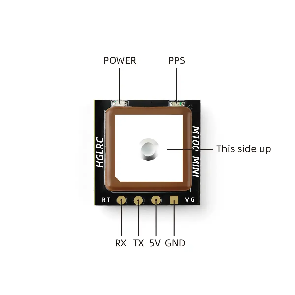 HGLRC M100 Modul GPS MINI M10  - Drone Gps Module ulasan dan harga